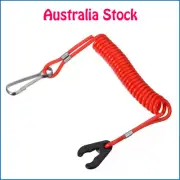 Boat Outboard Motor Engine Safety Lanyard Kill Stop Switch Cord Clip for Yamaha
