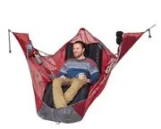 Yard Hammock Outdoor Swing Camping Hammock Survival Sleeping Bag with Mosquito Anti-Mosquito Anti-Insect Portable Hammocks Red
