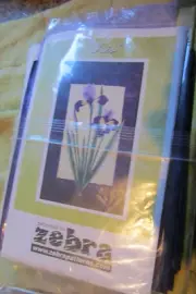 *Zebra patterns applique IRIS Wall Hanging Kit