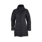 Macpac Women's Uber Light Long Jacket Black 18
