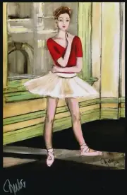 POSTER Ballerina Away from Home Artist Signed SAVANNAH GEORGIA