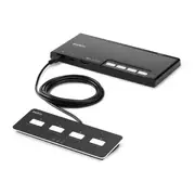 4-Port Dual-Head Modular Secure KVM Switch Base Unit PP 4.0 w/ Remote