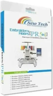5 Hoops Brother Embroidery Machine EMP6 BPM6 BMP8 BMP9 BND9 ENT10 BNT10 BNT10L