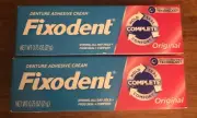 2 Pack Fixodent Complete Denture Adhesive Cream, Original, 0.75 oz