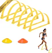 Agility Ladder Set, Speed Training, Adjustable Height, 12 Cones, Carry Bag