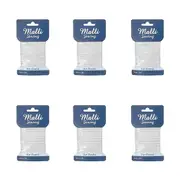 6PK Malli Sewing Round Hat Polyester/Latex Elastic Cord/String 3mm x 3M Assorted