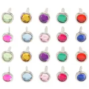 100PCS DIY Creative Fasteners Pastel Brads Metal Brads Scrapbooking Brad