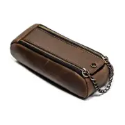 Pencil Case Leather Vintage Creative- Stationary Pen Holder Large Capacity