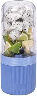 Portable Blender, Mini Blender for Smoothies and Shakes, 400ml Personal Size Blender, USB Rechargeable Small Juice Mixer, BPA Free, 4 Blades(Blue)