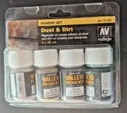 Vallejo Pigment Set Dust and Dirt New - 73.190 (4) x 35ml