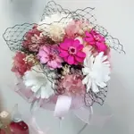 不凋花/乾燥花/索拉花 手工系列作品-圓形捧花