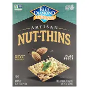 Blue Diamond, Artisan Nut-Thins®, Rice Cracker Snacks with Almonds, Flax Seeds, 4.25 oz (120.5 g)