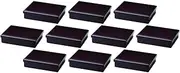 Set of 10, 8 Inch Long Hand Cloth Side Meal Bento Lunch Box, Shintame (Divided Separated) [Shokado]