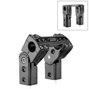 4" Adjustable Pullback Handlebar Riser Clamp For Harley Dyna Super Glide Softail