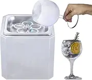 Glass Chiller Glass Froster, CO2 Glass Cooler Freezer for Cups and Glasses, Instant Drink Chiller, Built-in Ambient Light, Bottle Chilling for Cocktail, Beer, Drinks, Wine