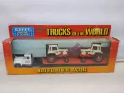 1/64 Ertl Trucks of the World JI CASE Agri King Tractors w Mack Flatbed