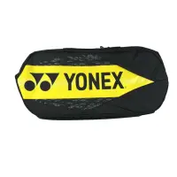 在飛比找momo購物網優惠-【YONEX】矩形包羽拍袋75x19x33cm黑X黃(BA9