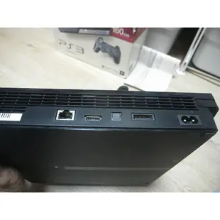 二手 盒裝 Sony PlayStation 3 PS3 160g 主機 CECH-2507A 黑色 薄機 附無線搖桿