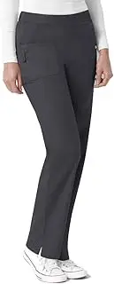 [WonderWink] Womens 5219P Next Madison Elastic Waist Scrub Pant, Petite Medical Scrubs Pants