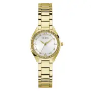 Guess Dress Charlotte Dress Gold-Tone Crystal Bezel Women's Watch GW0767L2