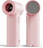 TIMONK Portable High Speed Handheld Fan Battery Rechargeable UBS Powered Personal Small Fan (Pink)