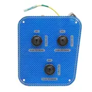 Wellcraft Boat Ignition Switch Panel 025-4123 | Triple Engine Blue