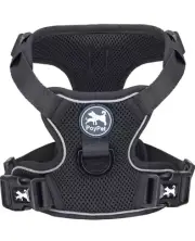 Mesh Padded Soft Puppy Pet Dog Harness Breathable Reflective PoyPet XS Open Box
