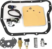 Gearwell Transmission Solenoid Kit Compatible with 42RE 44RE 46RE 47RE 48RE 00 18 18 8 Pcs Solenoid Rebuild Set with Sensor Spring Filter