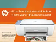 HP DeskJet 2820e All-in-One Printer Instant Ink Enabled