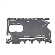 Catzon 18 in 1 Credit Card Multi-Tool with Bottle Opener Can Opener Screwdrivers