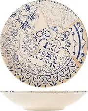 H&H 3238002 Alyssa Soup Plate, Decorated Stoneware 22 cm
