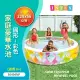 【INTEX】Vencedor 229CM圓形家庭豪華水池(充氣游泳池 家庭游泳池 兒童游泳池-1入 加贈光滑沙灘球*1)