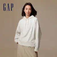 在飛比找蝦皮商城優惠-Gap 女裝 Logo帽T 空氣三明治系列-白色(81061