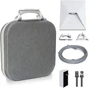 AstroniSync Starlink Mini Case, Starlink Mini Travel Case, Starlink Mini Bag, Shockproof, Water-Resistant, and Dustproof Storage with Customizable Interior for Starlink Mini (Gray)