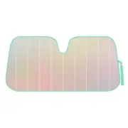 Sharper Image Car Windshield Sunshade Visor, Reflective Iridescent Matte White (for: Isuzu)