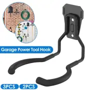 2/3Pcs Garage Power Tool Hook Set Wall Mounted Power Tool Hanger Garden-~