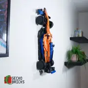 Wall Mount Flush for LEGO 42141 F1 McLaren Formula 1 Technic Gecko Bricks