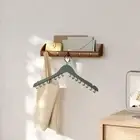 Coat Storage Hanger Wood Clothes Storage Multi-use Jewelry Sorting Hanger Wooden