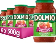 Dolmio Extra Tomato, Onion and Roast Garlic Salt Reduced Pasta Sauce 500 g (Pack of 6)
