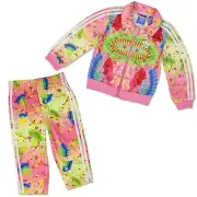 Adidas Originals Firebird Baby Girl Leisure Outfit Tracksuit Flowers 74