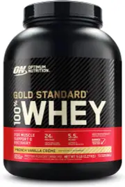 Optimum Nutrition Gold Standard 100% Whey French Vanilla Crème 2.27kg | 2.27kg / French Vanilla Crème