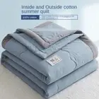 100% Cotton Inside and Outside Cool Air Conditioning Quilt Washed Cotton Quilt