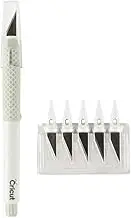 Cricut TrueControl Knife Kit - for Use As a Precision Knife, Craft Knife, Carving Knife and Hobby Knife - for Art, Scrapbooking, Stencils, and DIY Projects - Comes with 5 Spare Blades - [Mint]