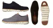 Cole Haan Men's ZeroGrand Stitchlite Lace Up Oxford Shoes WingTip Woven Shoes