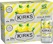 Kirks Lemon Squash Sugar Free Soft Drink Multipack Cans 20 x 375 mL