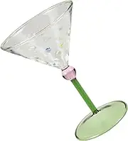Dot Wine Glass Elegant Coupe Glasses for Wedding Party Decorative Goblets