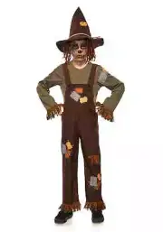 Kids Evil Scarecrow Costume