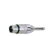 CARSON - Rock Plugs Adaptor Lead Coupler XLR Female - 6.3 Mono Male Plug