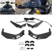 Hand Guards w/ LED Lighting Daytime Running Light For Can-Am Ryker 600 900 19-23