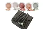 5pc KIT w/BRUSH SET (LIGHT TAN) Foundation Concealer Blush Corrector Bare Face